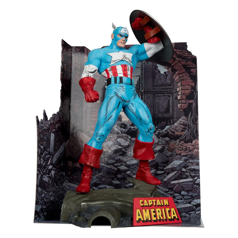 Auf Bestellung gefertigte Marvel PVC-Statue 1/6 Captain America (The Amazing Spider-Man #323) 28 cm *SONDERPREIS* AUSVERKAUFT