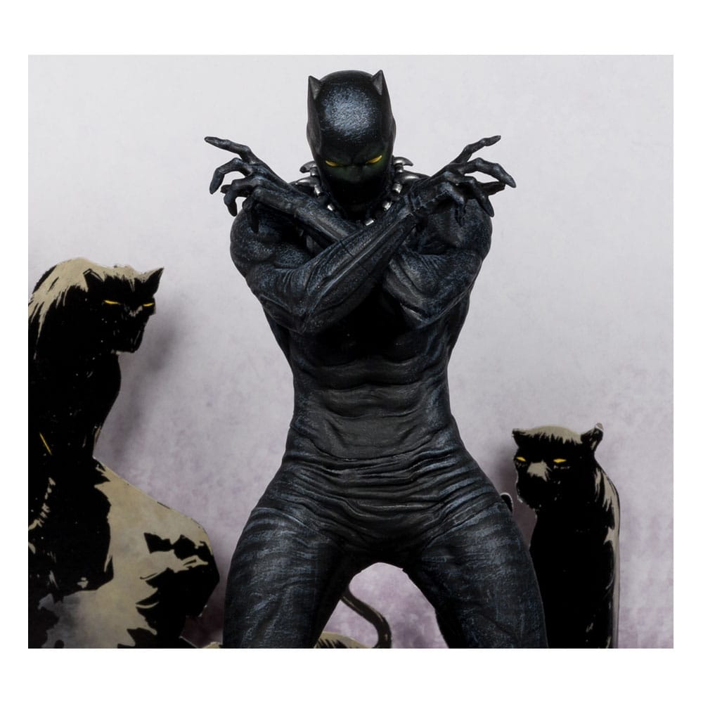 🧪 LAB | SU ORDINAZIONE Marvel Collection PVC Statue 1/10 Black Panther (Marvel Knights #4)17 cm