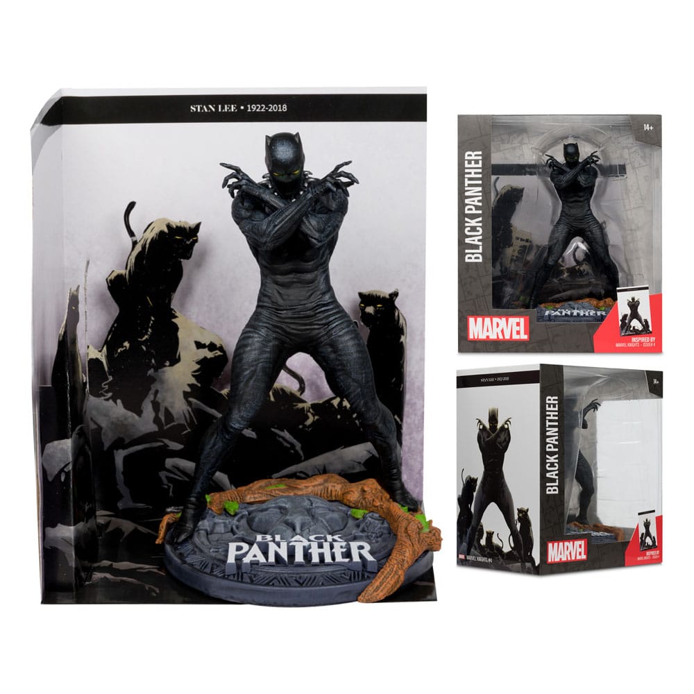 🧪 LAB | SU ORDINAZIONE Marvel Collection PVC Statue 1/10 Black Panther (Marvel Knights #4)17 cm