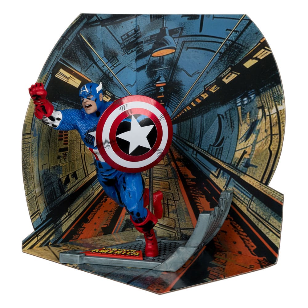 SU ORDINAZIONE Marvel Collection PVC Statue 1/10 Captain America (Captain America #100) 12 cm ESAURITO