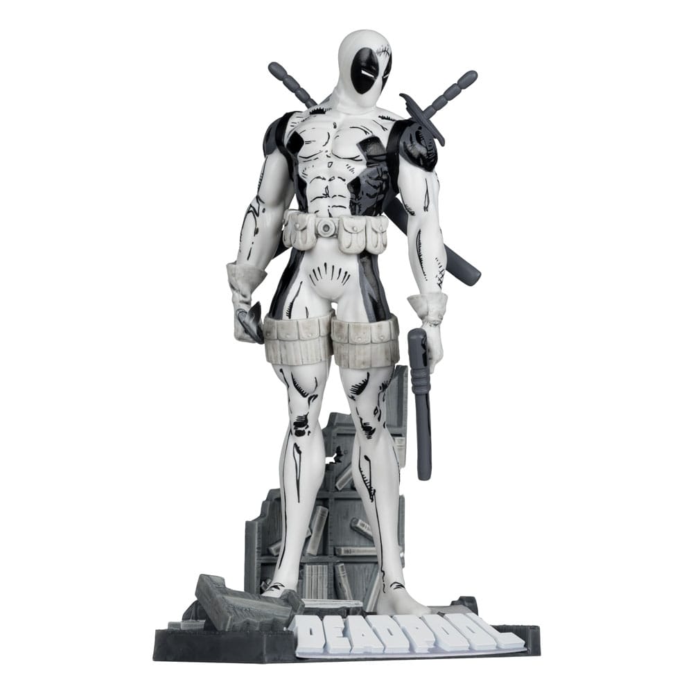 🧪 LAB | SU ORDINAZIONE Marvel Collection PVC Statue 1/10 Deadpool (The New Mutants #98) (Line Art) (Gold Label) 17 cm