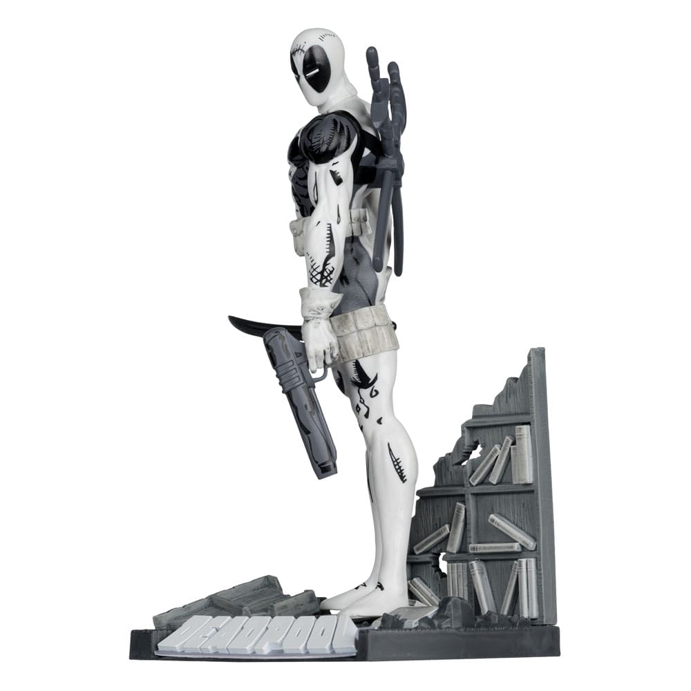 🧪 LAB | SU ORDINAZIONE Marvel Collection PVC Statue 1/10 Deadpool (The New Mutants #98) (Line Art) (Gold Label) 17 cm