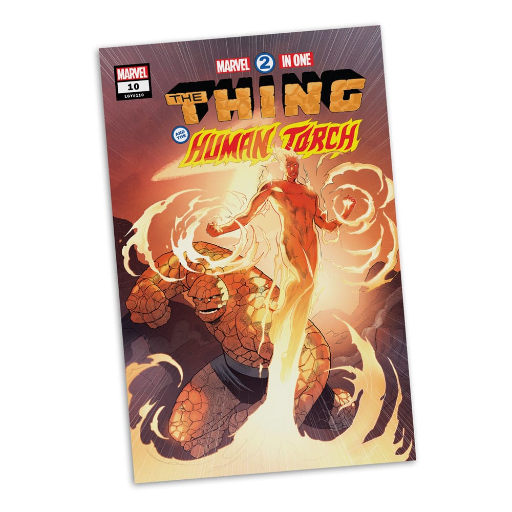 🧪 LAB | SU ORDINAZIONE Marvel Collection PVC Statue 1/6 Human Torch (Marvel 2 in 1 #10) 29 cm