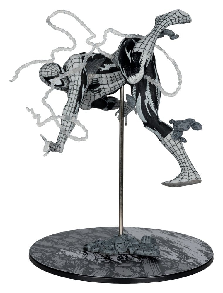 🧪 LAB | SU ORDINAZIONE Marvel PVC Statue !/10 Spider-Man (Line Art) (The Amazing Spider-Man #318) (Gold Label) 17 cm