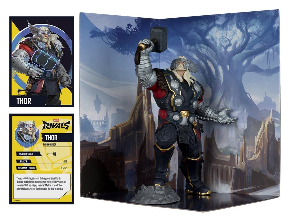 🧪 LAB | SU ORDINAZIONE Marvel Rivals Collection 1/10 Action Figure Thor 19 cm