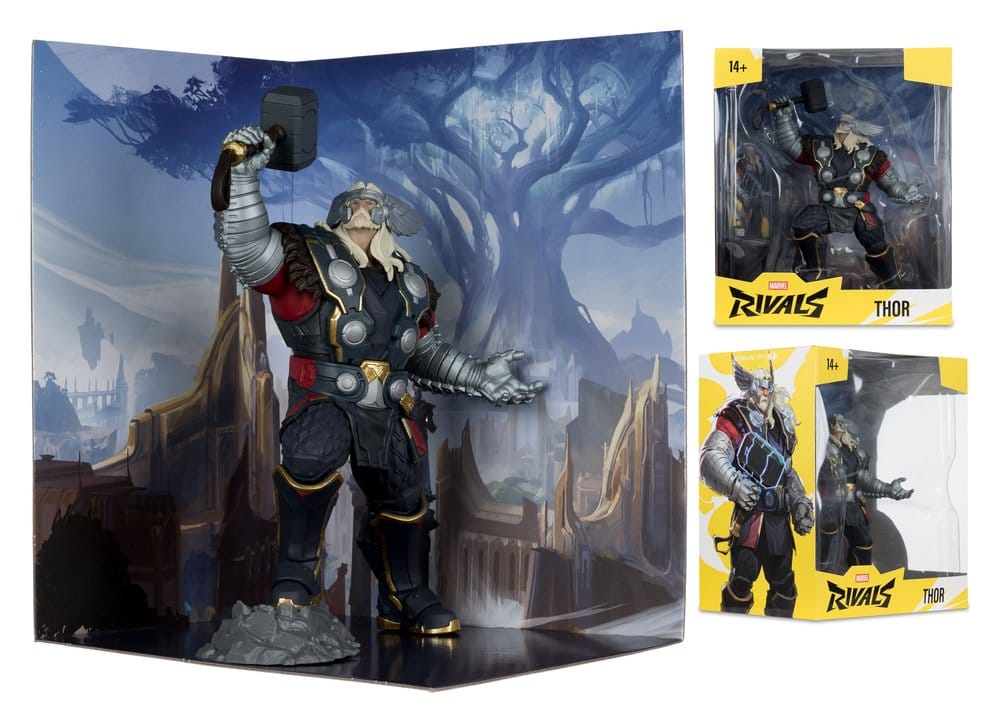 🧪 LAB | SU ORDINAZIONE Marvel Rivals Collection 1/10 Action Figure Thor 19 cm