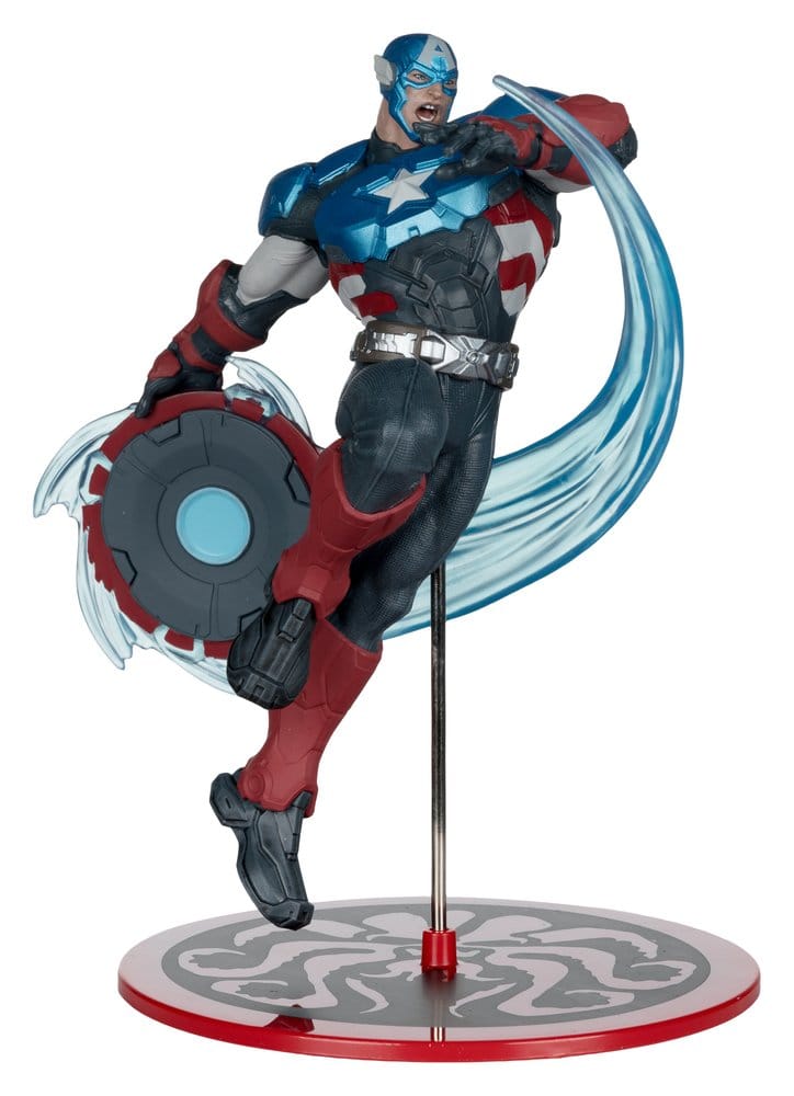 🧪 LAB | SU ORDINAZIONE Marvel Rivals Collection 1/10 Action Figure Captain America 20 cm