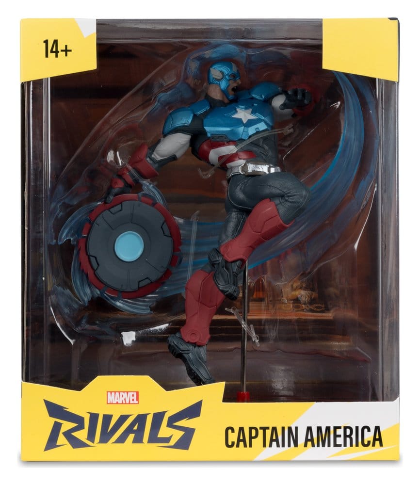 🧪 LAB | SU ORDINAZIONE Marvel Rivals Collection 1/10 Action Figure Captain America 20 cm