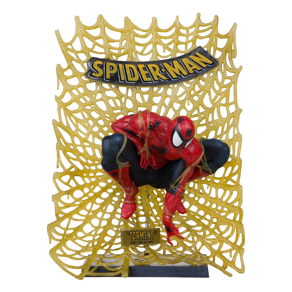 SU ORDINAZIONE Marvel Collection PVC Statue 1/6 Spider-Man (Spider-Man # 1) (Gold Edition) (Gold Label) 15 cm