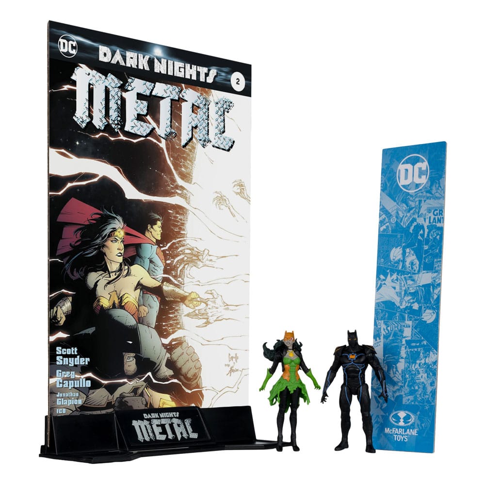 SU ORDINAZIONE DC Direct Page Punchers Action Figure 2-Pack Batman of Earth-44 & Batman of Earth-11 (Dark Nights: Metal) 8 cm *PREZZO SPECIALE*