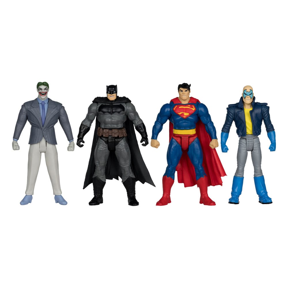 🧪 LAB | SU ORDINAZIONE DC Direct Page Punchers Action Figure 4-Pack Batman & Son of Batman & Superman & Joker 7 cm