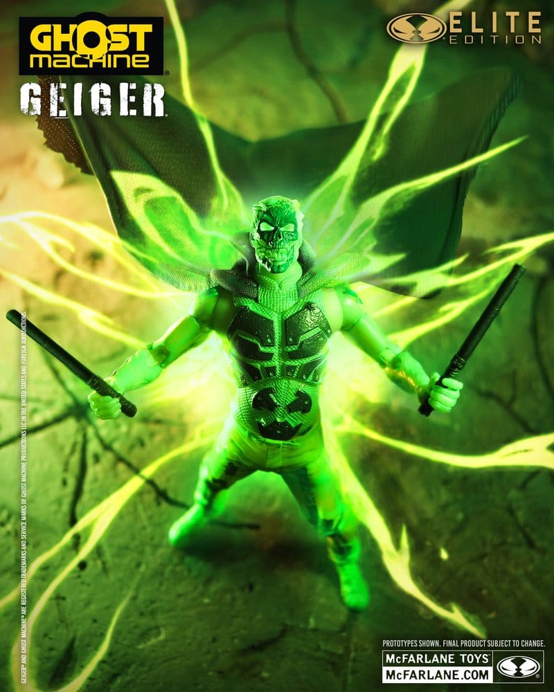 🧪 LAB | SU ORDINAZIONE Ghost Machine McFarlane Elite Edition Deluxe Action Figure Geiger 18 cm