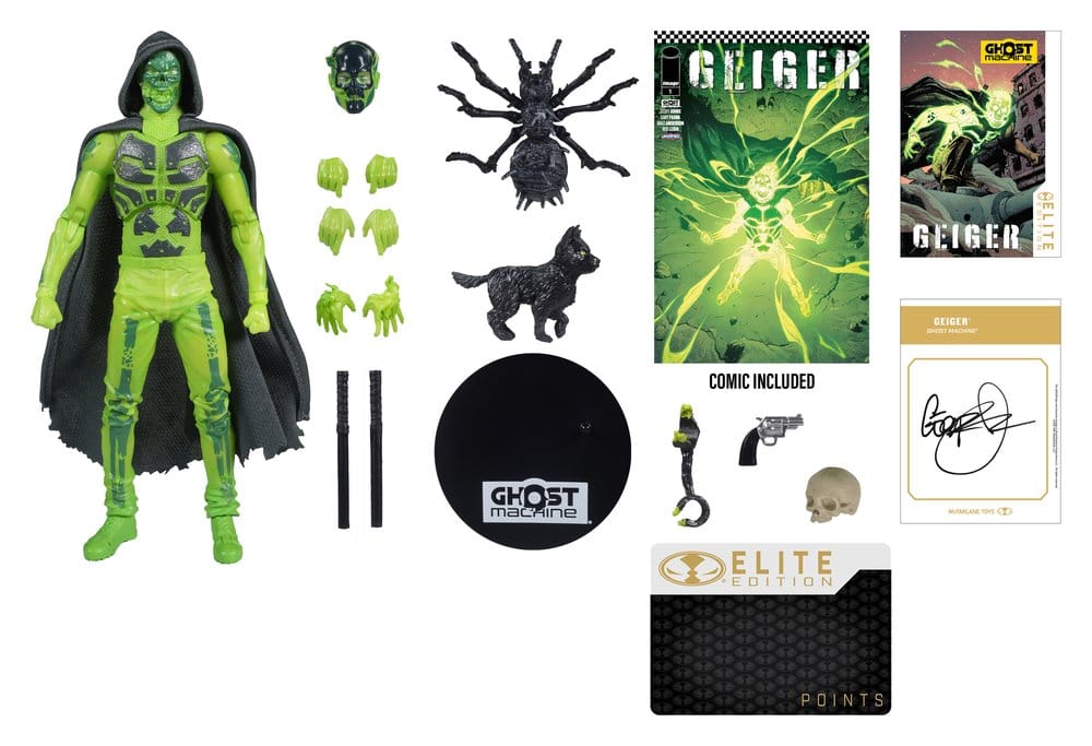 🧪 LAB | SU ORDINAZIONE Ghost Machine McFarlane Elite Edition Deluxe Action Figure Geiger 18 cm