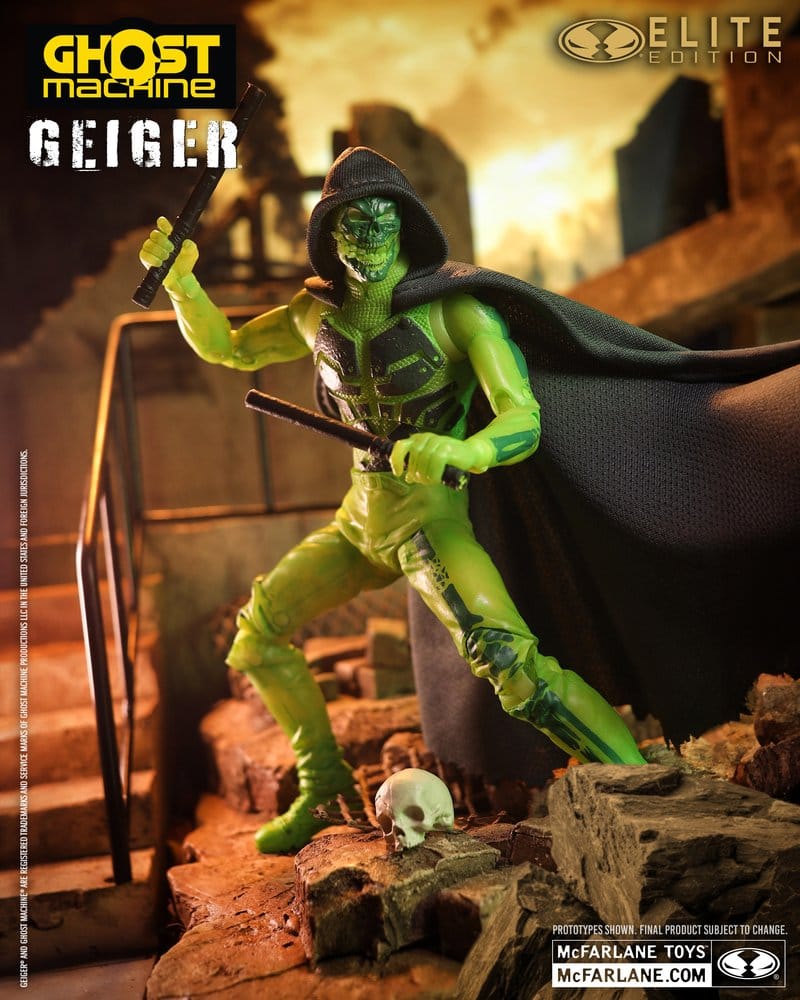 🧪 LAB | SU ORDINAZIONE Ghost Machine McFarlane Elite Edition Deluxe Action Figure Geiger 18 cm
