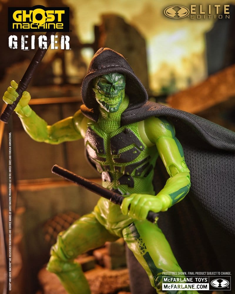 🧪 LAB | SU ORDINAZIONE Ghost Machine McFarlane Elite Edition Deluxe Action Figure Geiger 18 cm