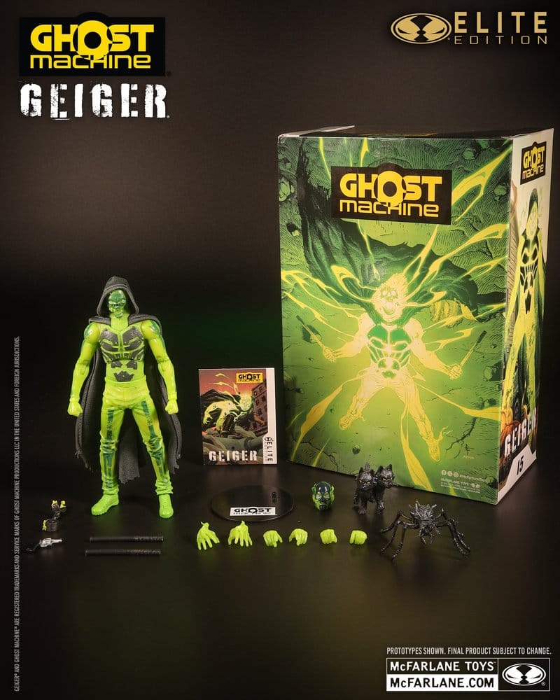 🧪 LAB | SU ORDINAZIONE Ghost Machine McFarlane Elite Edition Deluxe Action Figure Geiger 18 cm