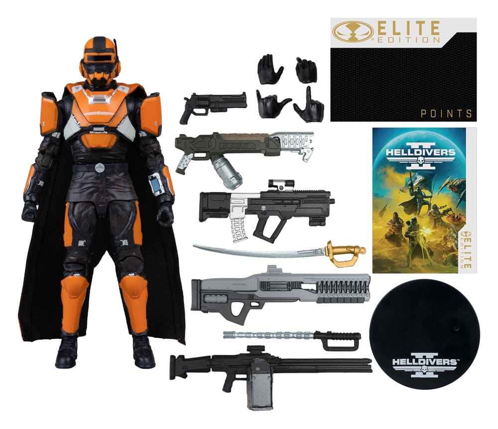 🧪 LAB | SU ORDINAZIONE Helldivers 2 McFarlane Elite Edition Action Figure CE-25 Trench Engineer (Deluxe) 18 cm
