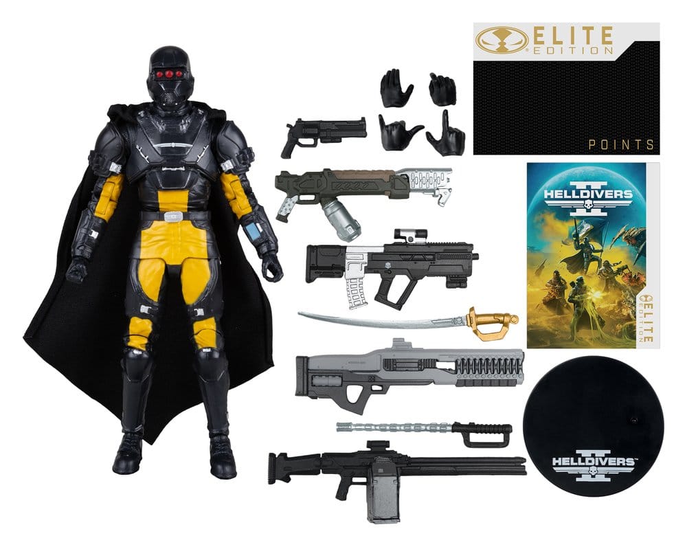 🧪 LAB | SU ORDINAZIONE Helldivers 2 Elite Edition Action Figure SA-04 Combat Technician 18 cm