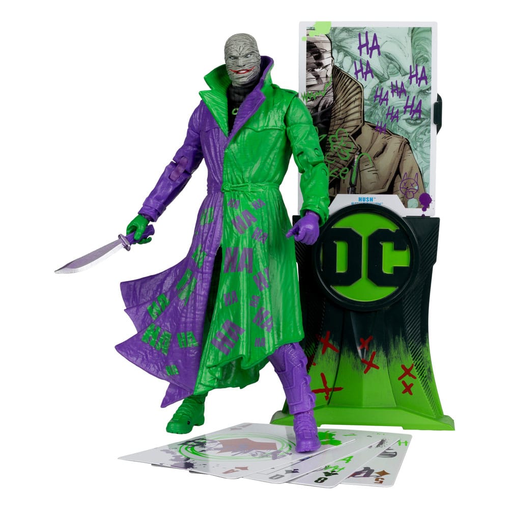 AUF BESTELLUNG DC Multiverse Actionfigur Hush (Batman: Hush) Jokerized (Gold Label) 18 cm *SONDERPREIS*