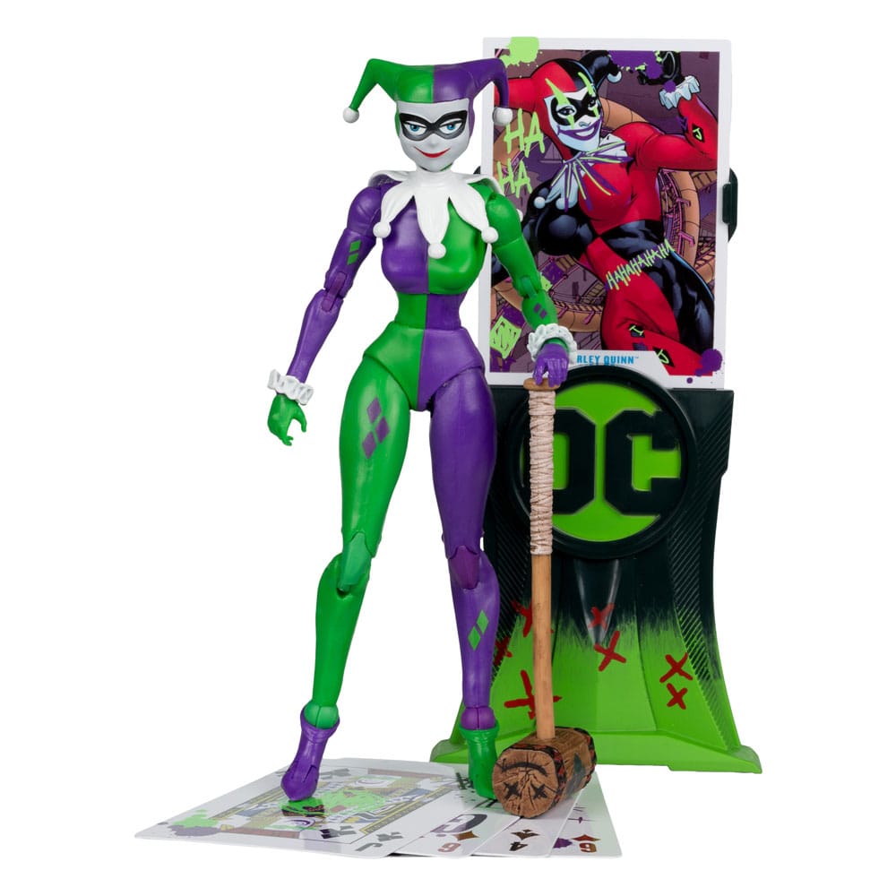 AUF BESTELLUNG DC Multiverse Actionfigur Harley Quinn (DC Classic) Jokerized (Gold Label) 18 cm *SONDERPREIS*