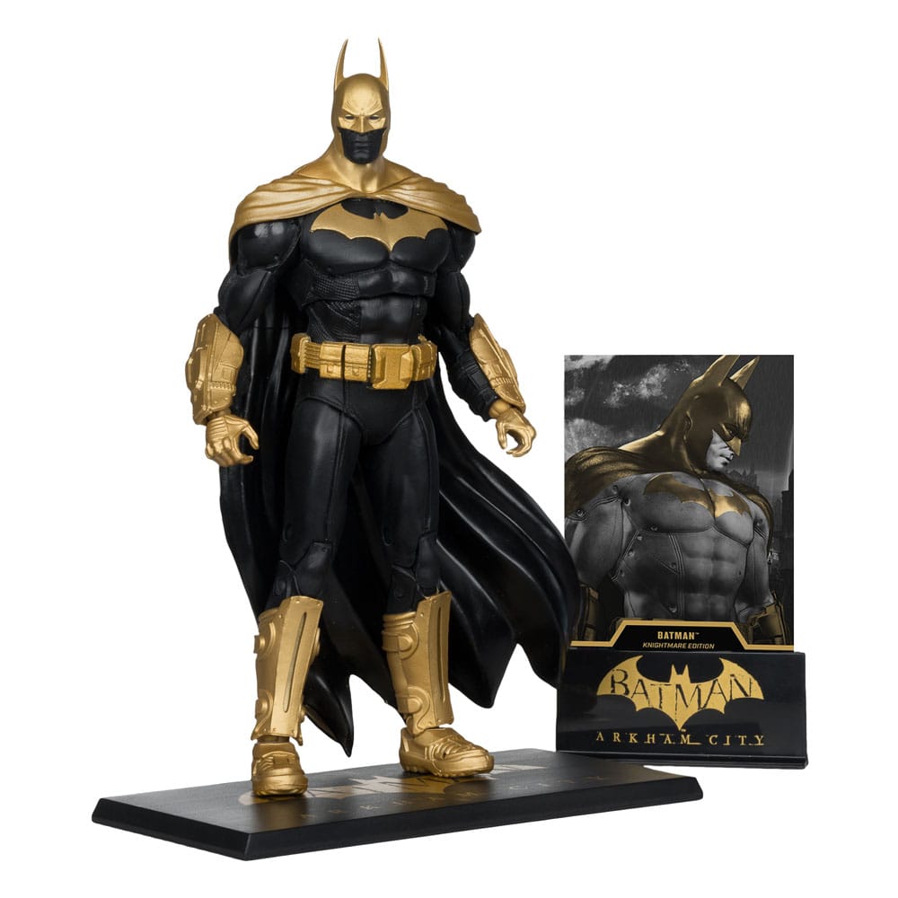 🧪 LAB | SU ORDINAZIONE DC Multiverse Action Figure Batman (Arkham City) Knightmare Edition (Gold Label) 19 cm