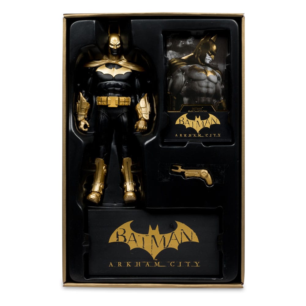 🧪 LAB | SU ORDINAZIONE DC Multiverse Action Figure Batman (Arkham City) Knightmare Edition (Gold Label) 19 cm