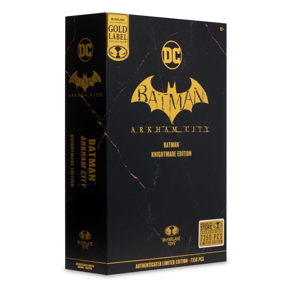🧪 LAB | SU ORDINAZIONE DC Multiverse Action Figure Batman (Arkham City) Knightmare Edition (Gold Label) 19 cm