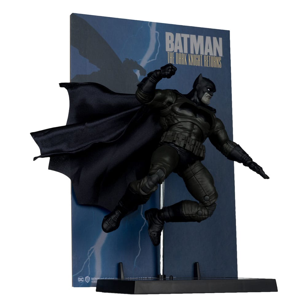 SU ORDINAZIONE DC Multiverse McFarlane Cover Recreations Action Figure Batman (Batman: The Dark Knight Returns #1) (Gold Label) 18 cm ESAURITO