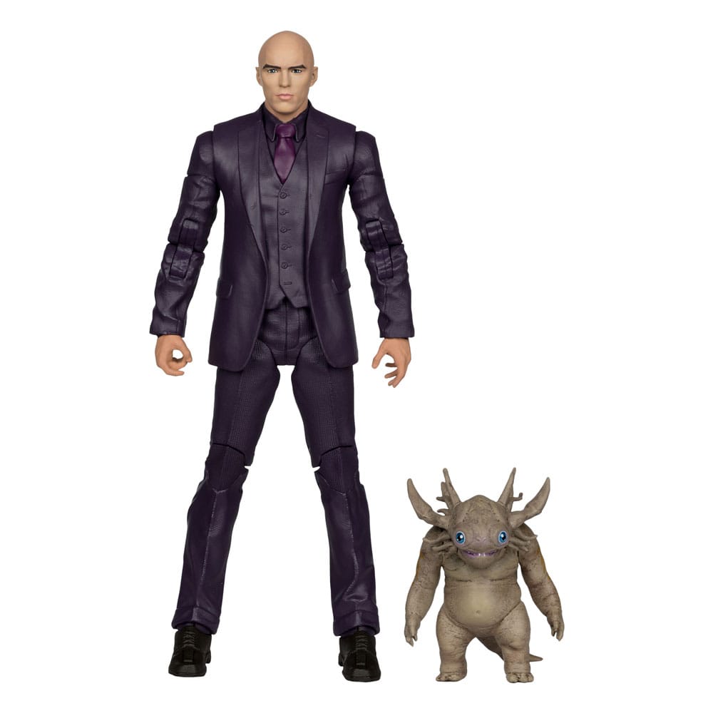🧪 LAB | SU ORDINAZIONE Superman (2025) DC Multiverse Deluxe Action Figure Lex Luthor with Baby Kaiju (Deluxe Theatrical Edition) 18 cm