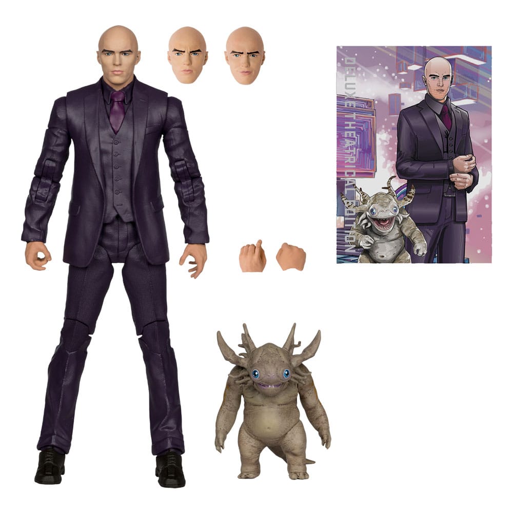 🧪 LAB | SU ORDINAZIONE Superman (2025) DC Multiverse Deluxe Action Figure Lex Luthor with Baby Kaiju (Deluxe Theatrical Edition) 18 cm