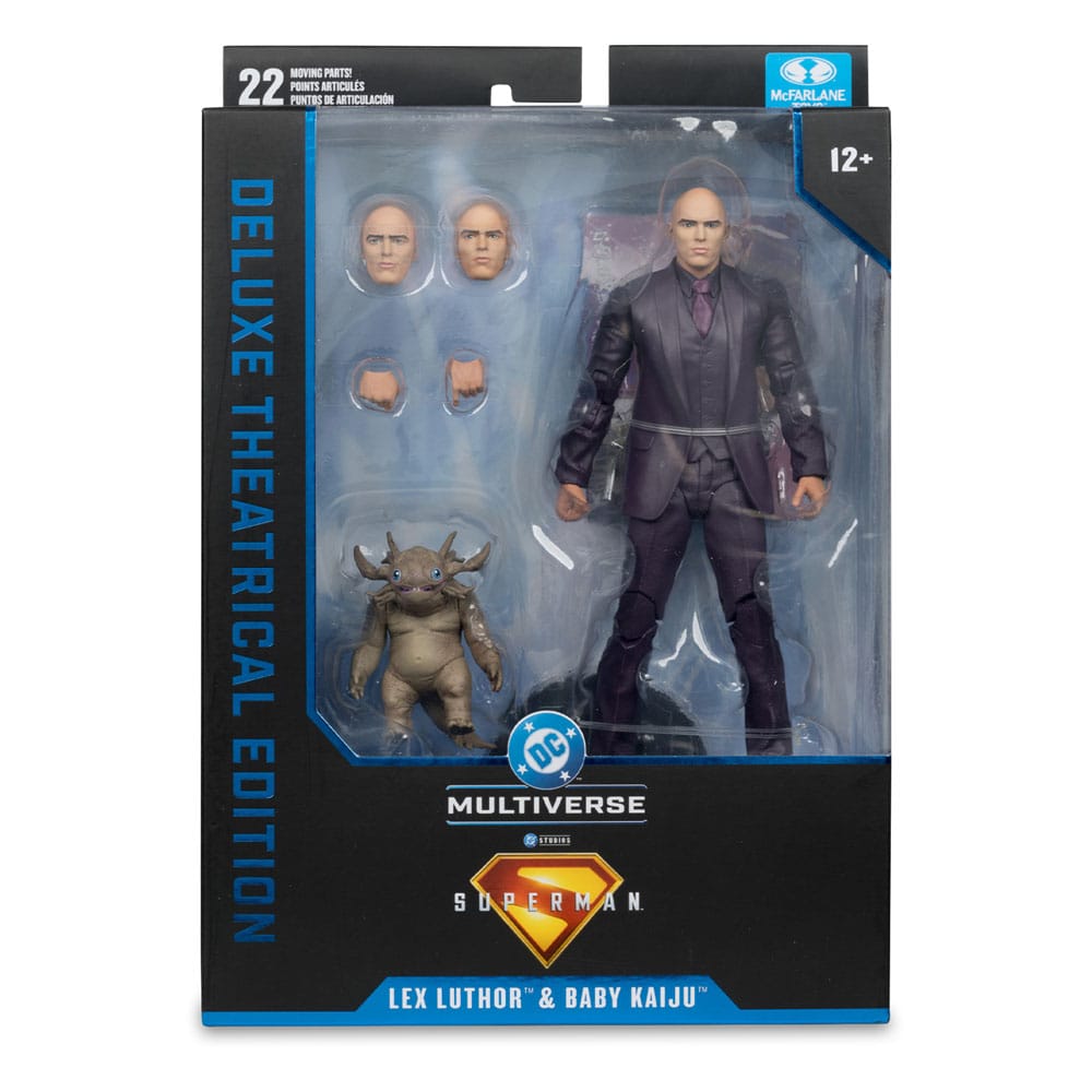 🧪 LAB | SU ORDINAZIONE Superman (2025) DC Multiverse Deluxe Action Figure Lex Luthor with Baby Kaiju (Deluxe Theatrical Edition) 18 cm