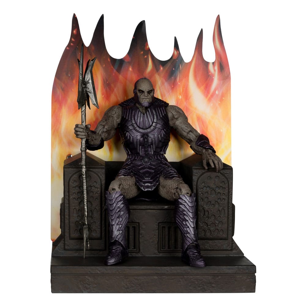 SU ORDINAZIONE Zack Snyder's Justice League DC Multiverse Mega Action Figure Darkseid with Throne (Gold Label) 24 cm *PREZZO SPECIALE* ESAURITO