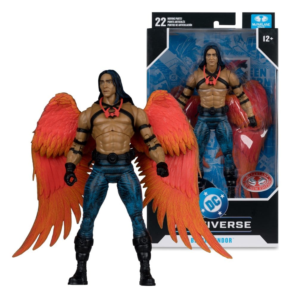 🧪 LAB | SU ORDINAZIONE DC Multiverse Action Figure Black Condor (DC Classic) (Red Platinum Edition) 27 cm