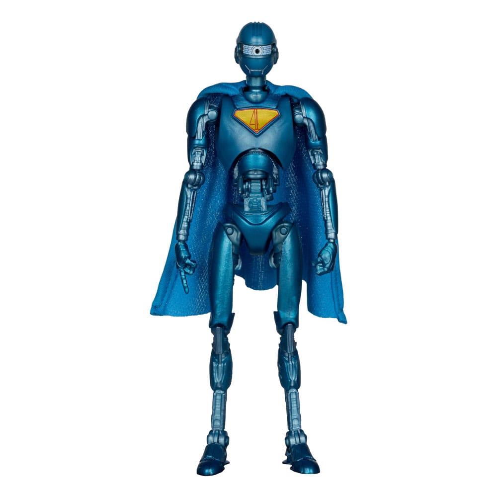 SU ORDINAZIONE Superman (2025) DC Multiverse Deluxe Action Figure Superman Robot (Red Platinum Edition) 18 cm