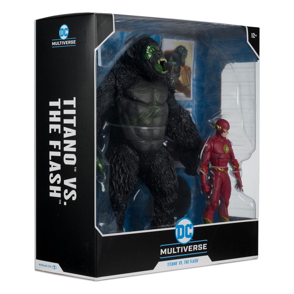 🧪 LAB | SU ORDINAZIONE DC Multiverse Action Figure 2-Pack Flash vs. Titano 18 cm