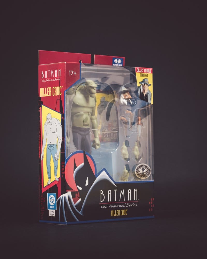 🧪 LAB | SU ORDINAZIONE Batman: The Animated Series DC Direct Build-A Action Figures Wave 5 Killer Croc (Platinum Edition) 15 cm