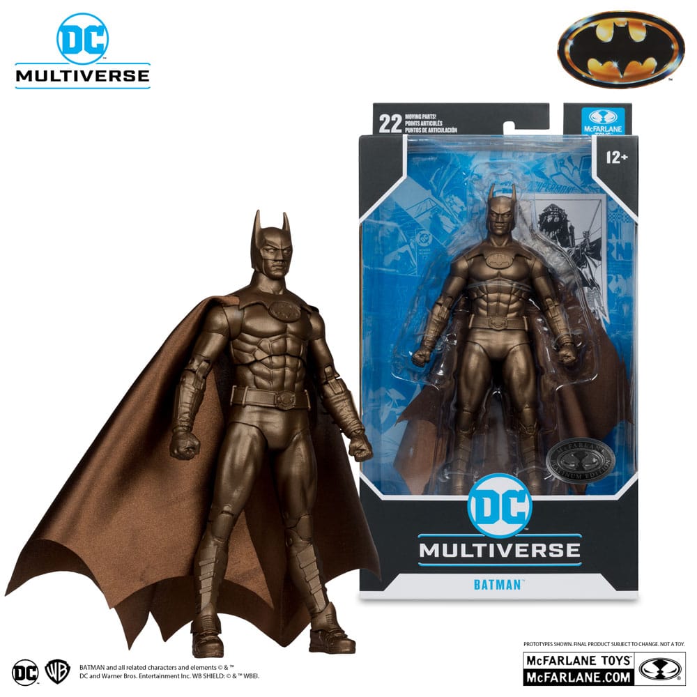 🧪 LAB | SU ORDINAZIONE Batman (1989) DC Multiverse Action Figure Batman (Platinum Edition) 18 cm