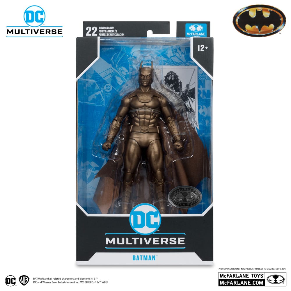 🧪 LAB | SU ORDINAZIONE Batman (1989) DC Multiverse Action Figure Batman (Platinum Edition) 18 cm