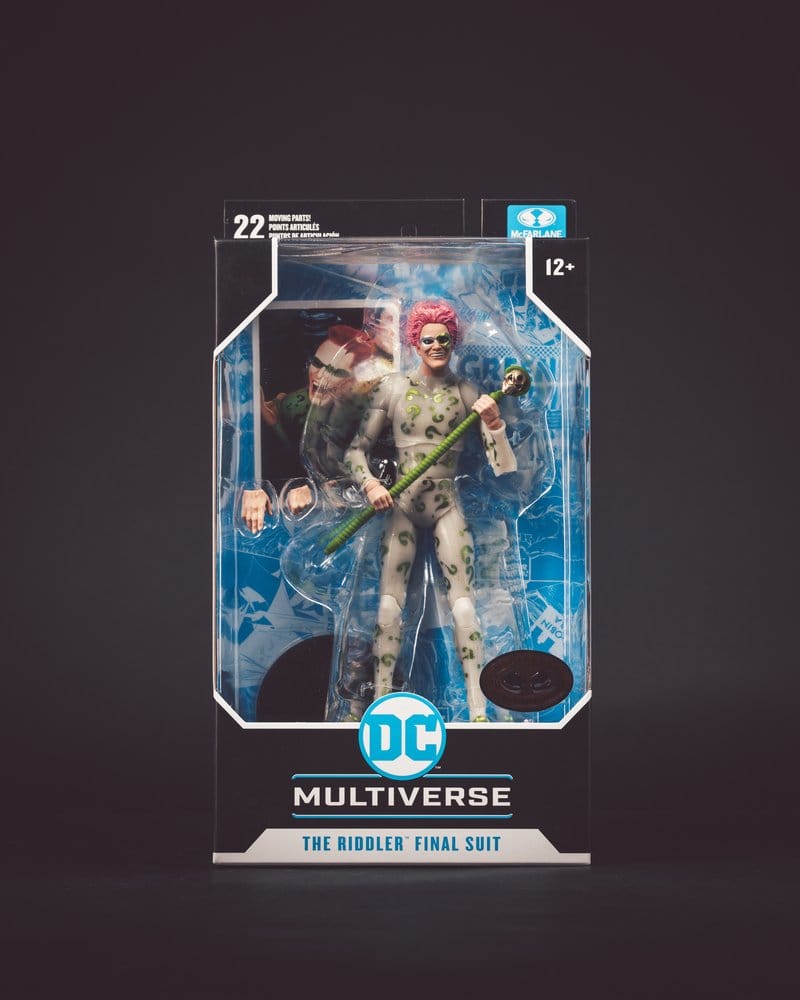 🧪 LAB | SU ORDINAZIONE Batman Forever DC Multiverse Action Figure Riddler (Final Suit) (Red Platinum Edition) 18 cm