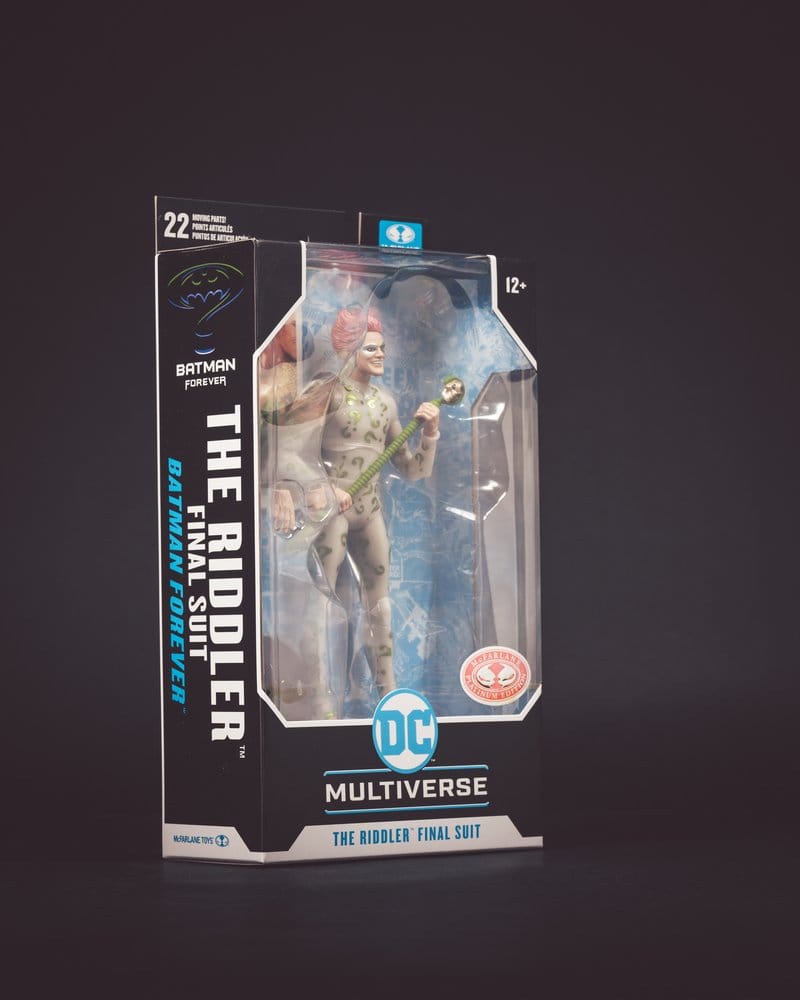 🧪 LAB | SU ORDINAZIONE Batman Forever DC Multiverse Action Figure Riddler (Final Suit) (Red Platinum Edition) 18 cm