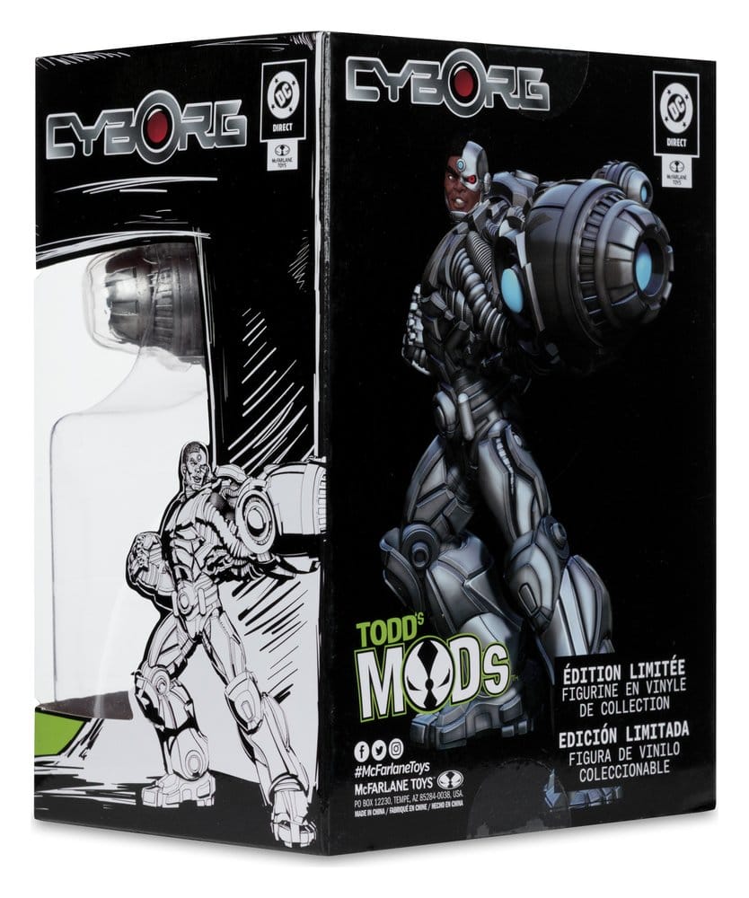 🧪 LAB | SU ORDINAZIONE DC Direct Collector Vinyl Statue Cyborg 12 cm