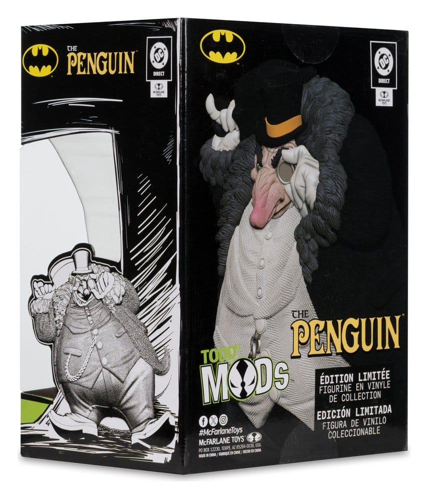 🧪 LAB | SU ORDINAZIONE DC Direct Todd's Mods Vinyl Figure The Penguin 9 cm (Limited Edition)