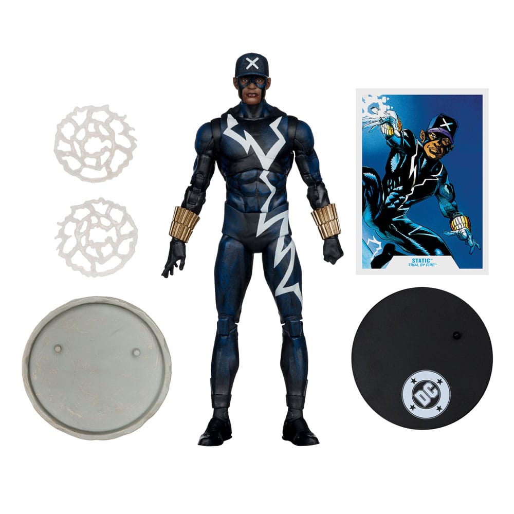 🧪 LAB | SU ORDINAZIONE DC Multiverse Action Figure Static Shock (Trial by Fire) (Gold Label) 18 cm
