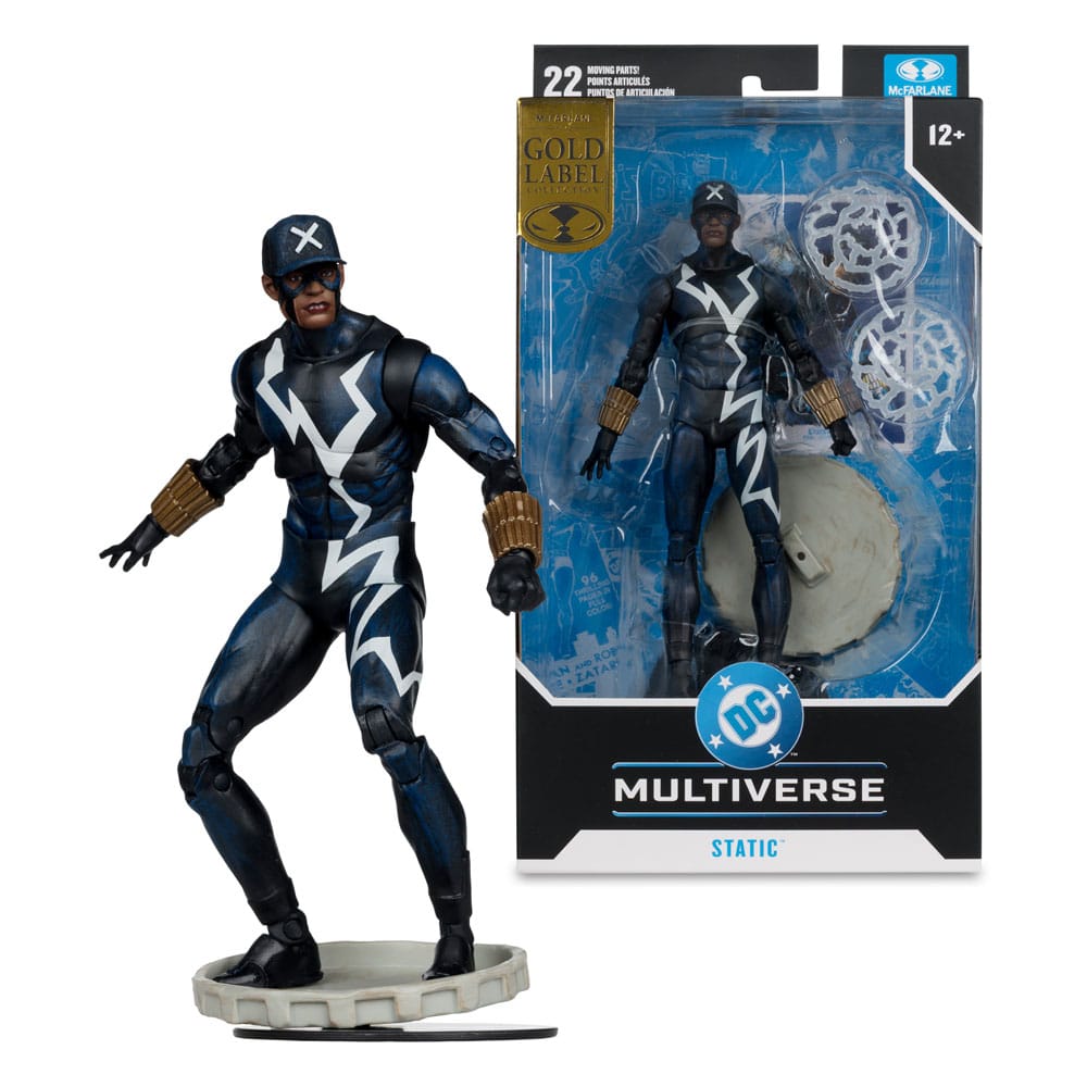 🧪 LAB | SU ORDINAZIONE DC Multiverse Action Figure Static Shock (Trial by Fire) (Gold Label) 18 cm