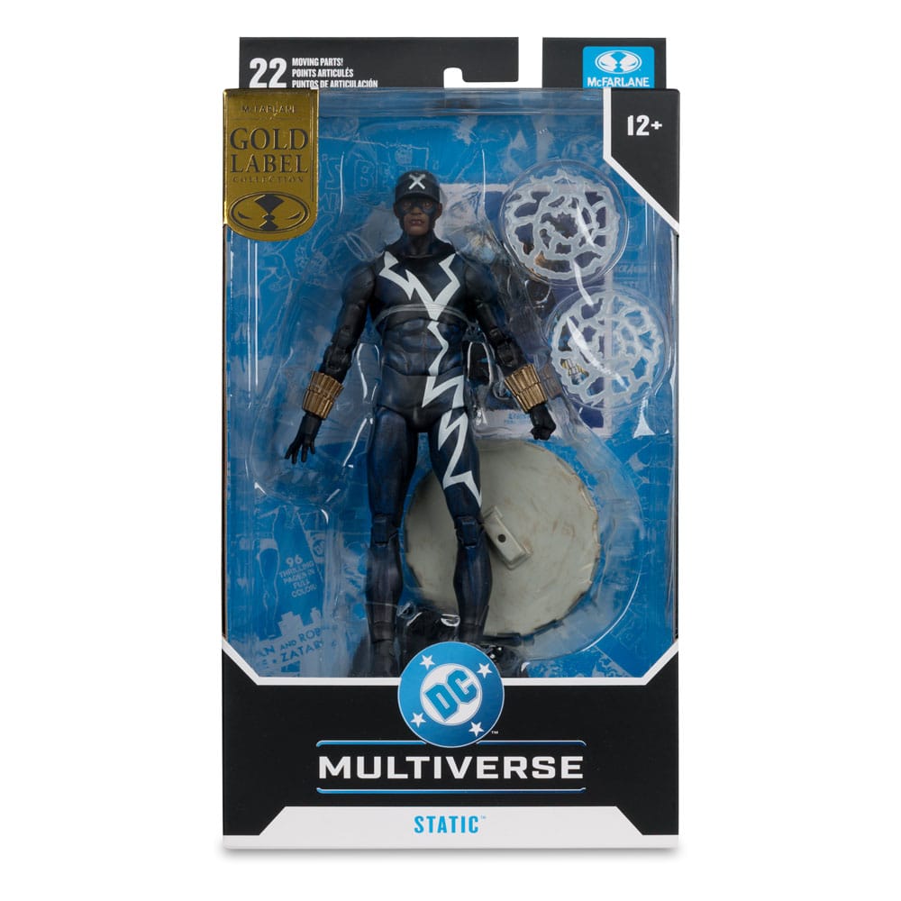 🧪 LAB | SU ORDINAZIONE DC Multiverse Action Figure Static Shock (Trial by Fire) (Gold Label) 18 cm