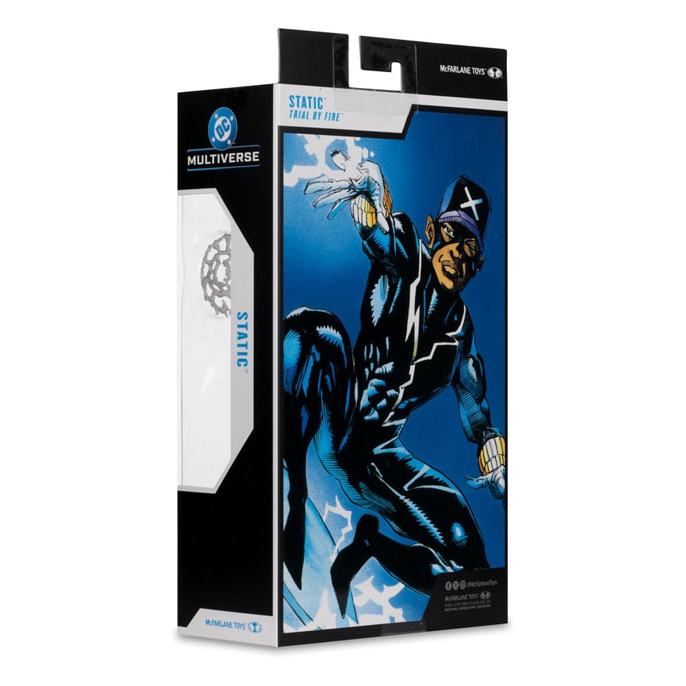 🧪 LAB | SU ORDINAZIONE DC Multiverse Action Figure Static Shock (Trial by Fire) (Gold Label) 18 cm