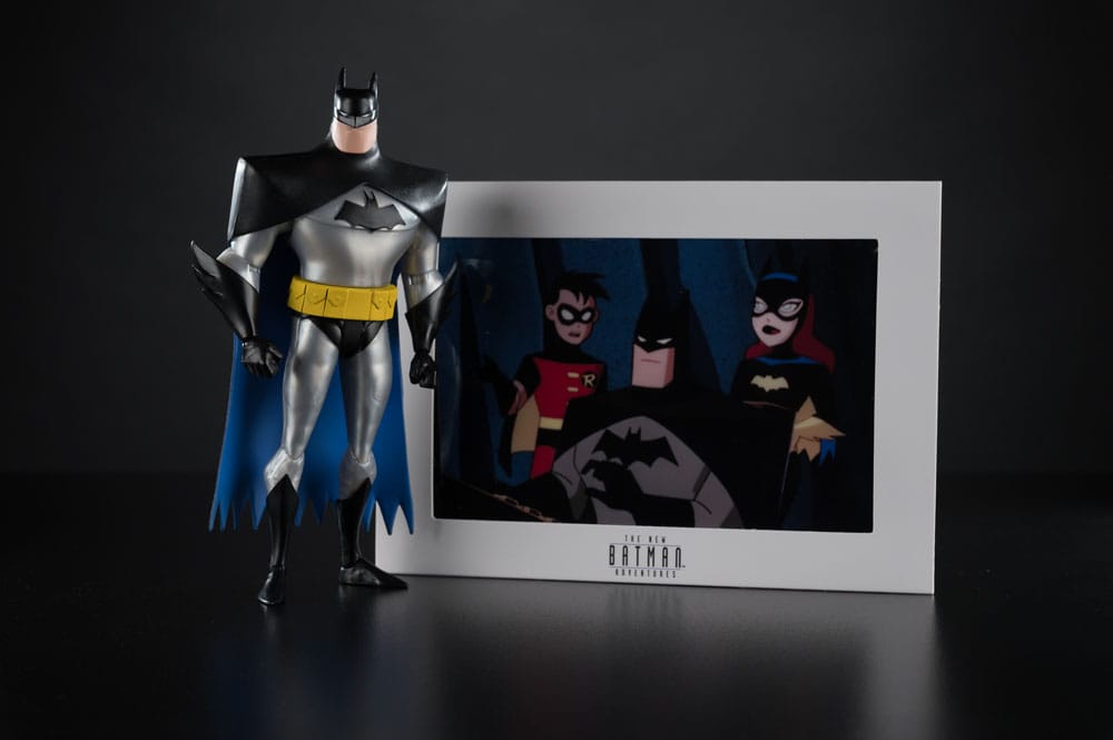 🧪 LAB | SU ORDINAZIONE The New Batman Adventure DC Direct 1/6 Action Figure Batman (Silver) 15 cm
