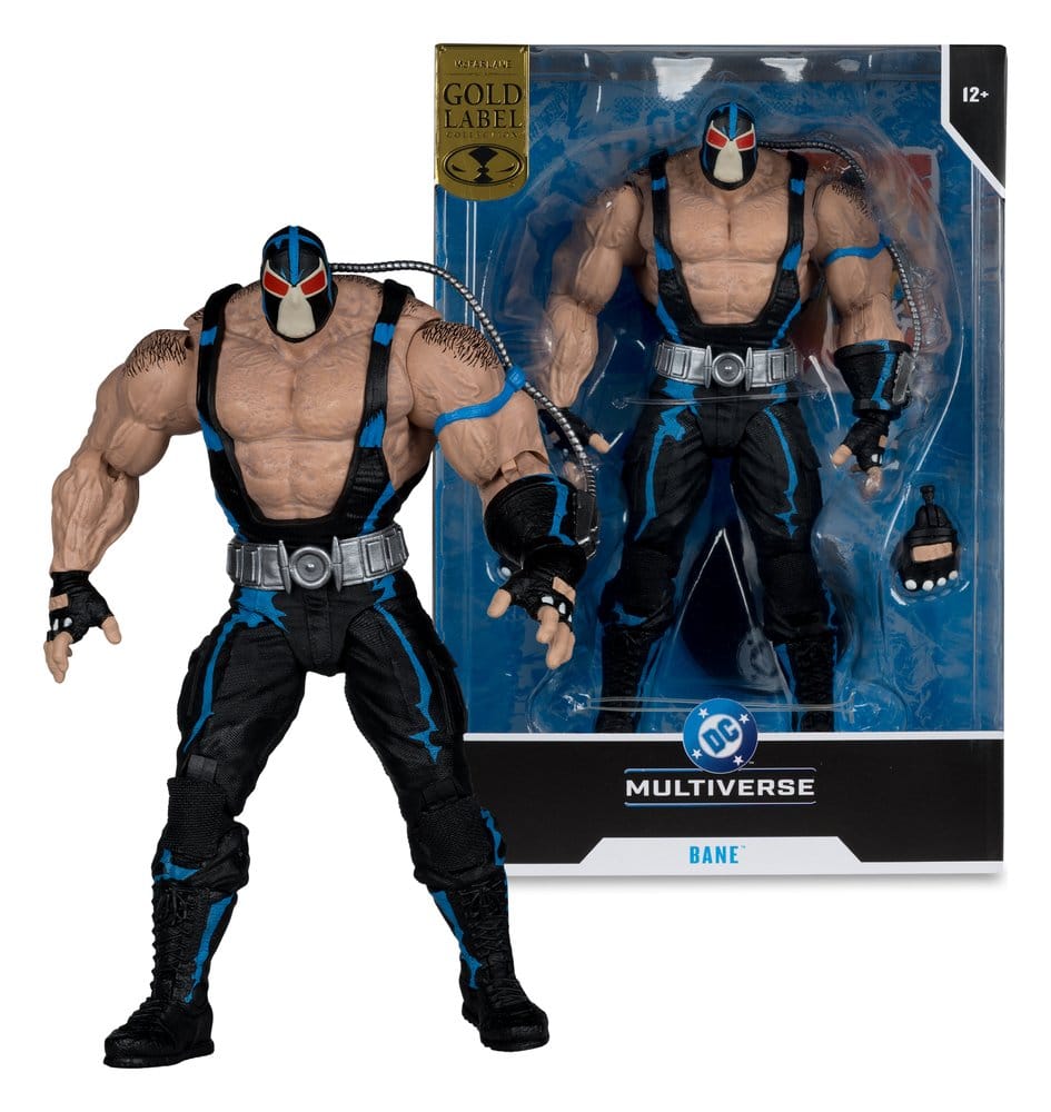 🧪 LAB | SU ORDINAZIONE DC Multiverse Mega Action Figure Bane (Knightfall) (Gold Label) 24 cm