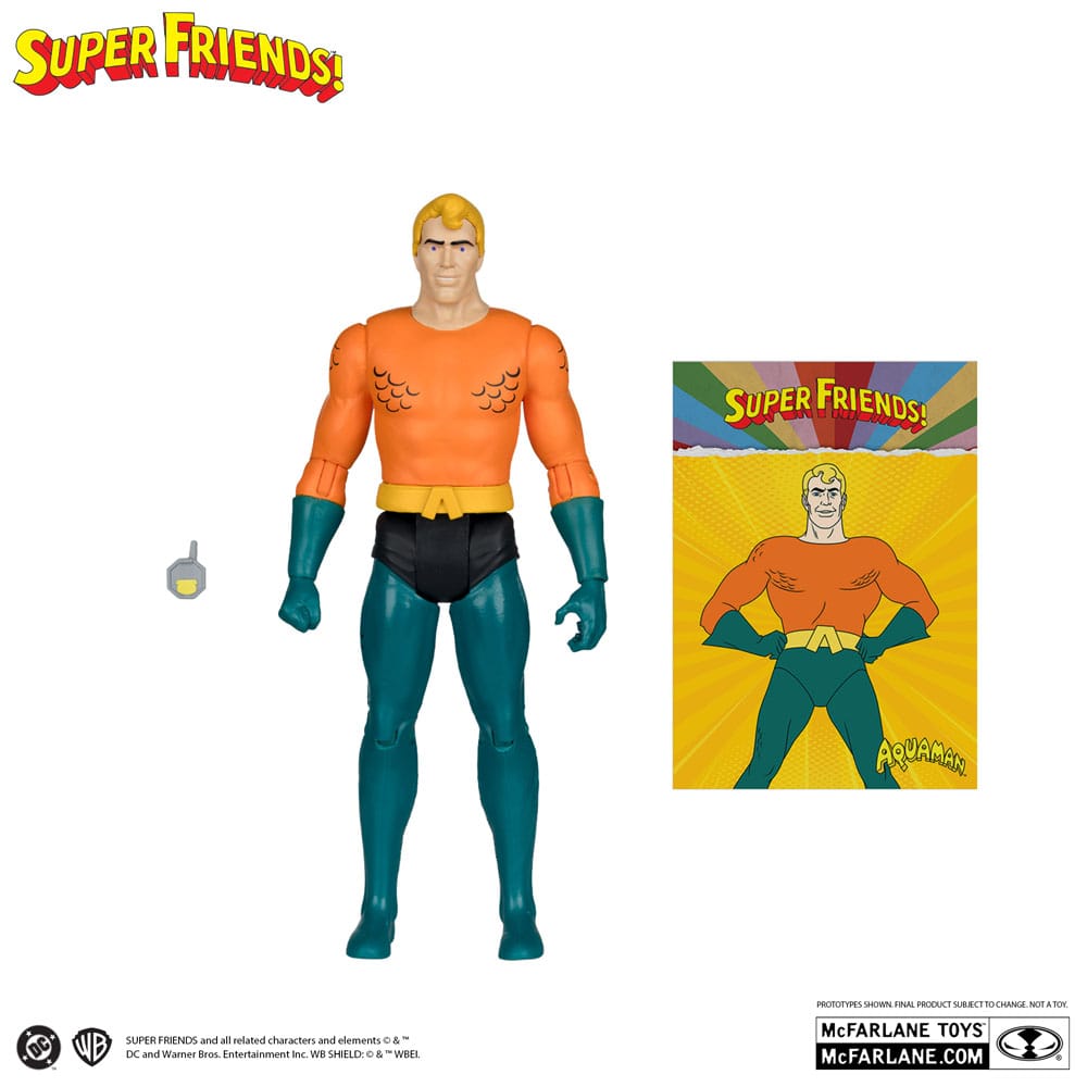 🧪 LAB | SU ORDINAZIONE DC Retro Super Friends Action Figure Aquaman 15 cm