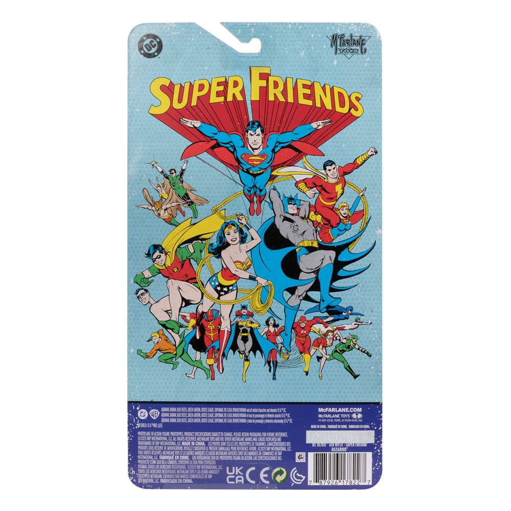 🧪 LAB | SU ORDINAZIONE DC Retro Super Friends Action Figure Bizarro 15 cm
